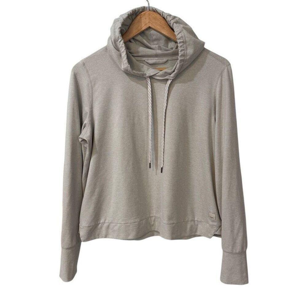 Vuori Halo Essential Hoodie Womens Light Heather Gray M Lightweight Pullover